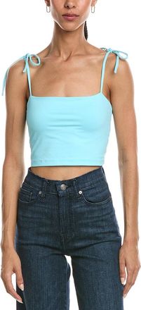 Susana Monaco Susana Monaco Tie Shoulder Crop Top