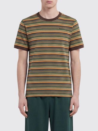 Marni T-shirt in cotone a righe
