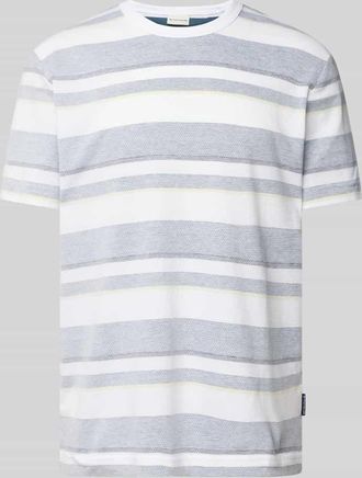 Tom Tailor Regular Fit T-Shirt aus reiner Baumwolle in Blau, Gr&ouml;&szlig;e XXL