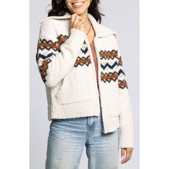 Thread & Supply Myra Sweater Jacket in Heather Oak at Nordstrom, Size Medium