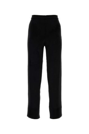 Gucci Womens Black Viscose Blend Pant Exterior: Nylon Pantaloni