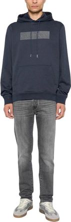 Calvin Klein Hoodies & sweatvesten, Heren, Blauw, S, Sweatshirt Calvin Klein