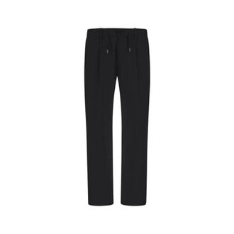 Herno Straight Trousers, male, Black, Size: XL Technical Fabric Trousers
