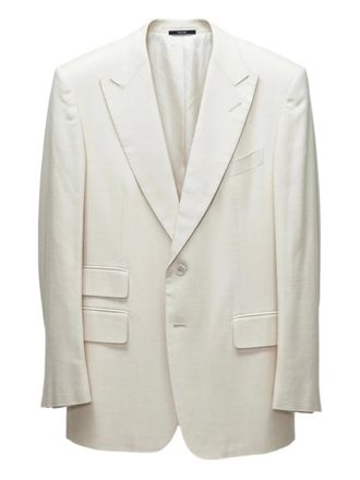 Tom Ford Jack met gekerfde revers - Beige