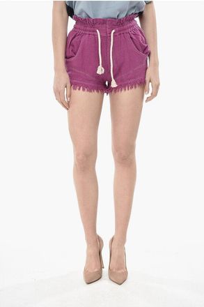 Isabel Marant ETOILE Silk Shorts TALAPIZ with Drawstring size 38