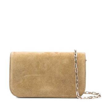 Christian Louboutin Paloma Suede Leather Clutch