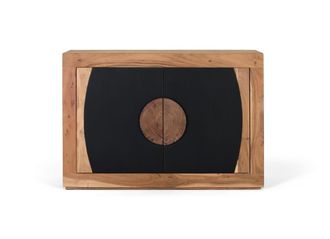 Giner&Colomer Aparador de madera de acacia con 2 puertas