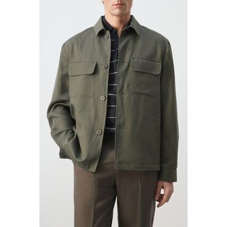 Mango Rucked Back Jacket in Medium Brown at Nordstrom, Size X-Large