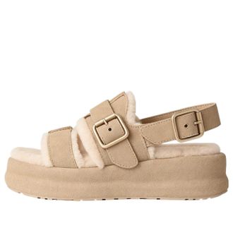 UGG (WMNS) UGG Enwrap Sandal Mustard Seed 1180314-MDSD