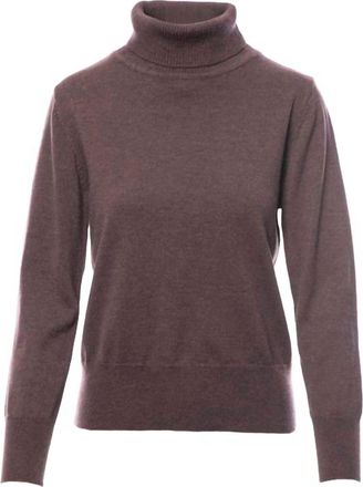 Anonyme Designers Womens Dylan Turtleneck Sweater In Brown