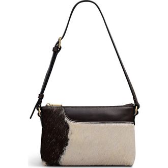 Radley London Pockets - Cow Hide Mini Ziptop Shoulder Bag in Dark Oak at Nordstrom, Size Small