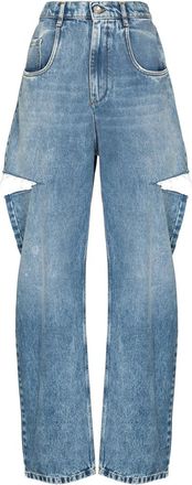 Maison Margiela Distressed Straight-leg Jeans