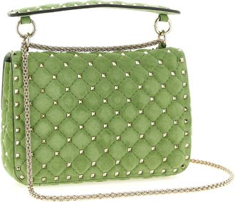 Valentino Garavani Womens Bicolor Calfskin Shoulder Bag