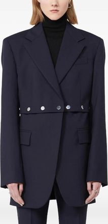 Sportmax Editore blazer met knopen - Blauw