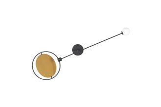 Zuiver Aplique de hierro negro