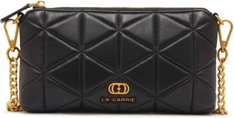 La Carrie Borsa Pochette WO Wallet Bag - Dames - Schoudertassen - Zwart - ONE Size - Leer - Tassen