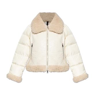 Moncler Down Jackets, female, Beige, Size: XS Rubrouk Down Jacket