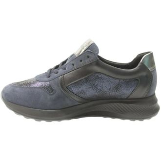 Mephisto Tiziana Sneaker - Dames - Schoenen - Blauw - Maat: 36 EU Leer