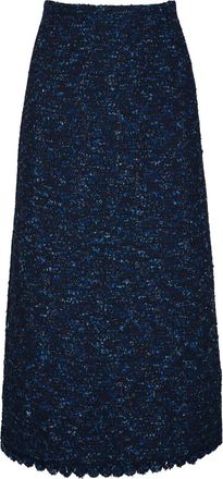 Lafayette 148 New York Gonna midi Cosmos bouclé - Blu