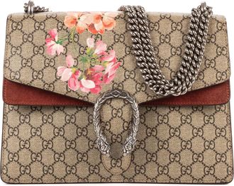 Gucci Pre-owned Womens Blooms Dionysus Medium Shoulder Bag - Beige - One Size