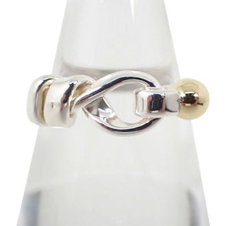 Tiffany & Co. Yellow Gold (18K) Sterling Silver 925 Band Ring (Pre-Owned)