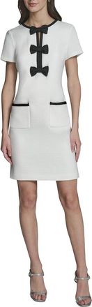 Karl Lagerfeld Karl Lagerfeld Faux Tweed A-Line Dress