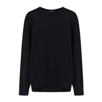 Stone Island Sweatshirts, male, Black, Size: 2XL Crew Neck Sweater