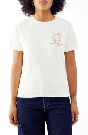 BDG Pancakes Cotton Graphic Baby Tee in Ecru at Nordstrom Rack, Size X-Small/small