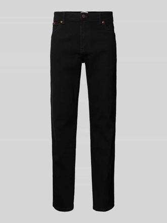 Wrangler Straight Fit Jeans im 5-Pocket-Design Modell Texas in Black, Gr&ouml;&szlig;e 30/30