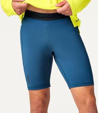Brooks Mens Dash 8 Half Tights Blue XXL