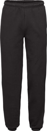 Fruit Of The Loom Fruit of the Loom Unisex Premium Joggingbroek met elastische manchet voor volwassenen (Zwart)