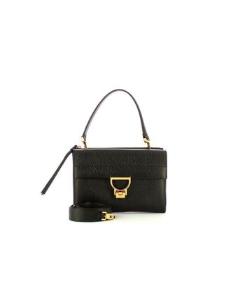 Coccinelle Womens Handbag Black Cowhide Bags - Handbags