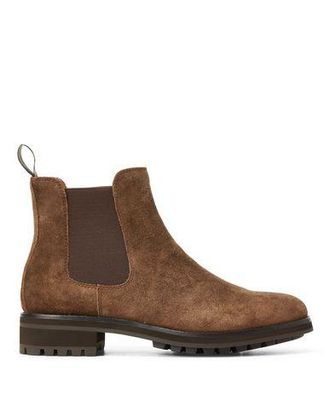 Ralph Lauren Bryson Chelsea Wingtip Suede Boot