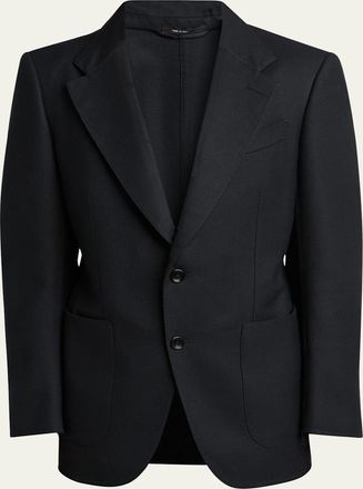Tom Ford Mens Dyllan Virgin Wool and Silk Sport Coat