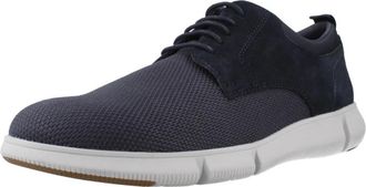 Geox Adacter F - Heren - Veterschoenen - Blauw - 43 EU - Leer - Schoenen