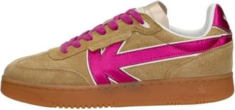 Kaotiko Boston V - Dames - Sneakers - Beige - 37 EU - Leer - Schoenen