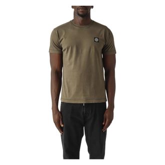 Stone Island Heren, Tops, Groen, Maat: S Katoen