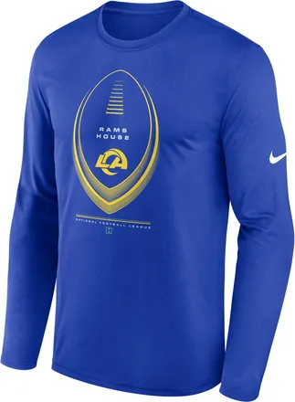 Nike Los Angeles Rams Legend Icon Nike Mens Dri-FIT NFL Long-Sleeve T-Shirt in Blue | NKHT4NP9X-NDB
