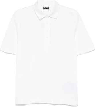 Ermenegildo Zegna Polo a maniche corte - Bianco