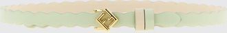 Fendi Cintura FF Diamonds reversibile in pelle
