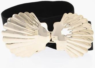 Dsquared2 Elastic Fabric Belt with Shell-Shaped Buckle 40mm size S