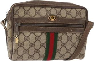 Gucci Pre-owned Cross Body Bags, female, Beige, Size: ONE SIZE Pre-owned Plastic Cross Body Bag