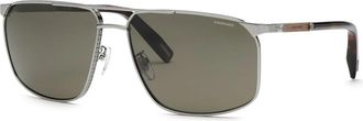 Chopard Polarized Green Rectangular Mens Sunglasses SCHL52 508P 64