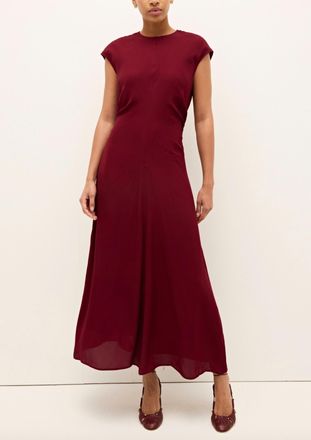 Marie Oliver Zuri Dress In Port