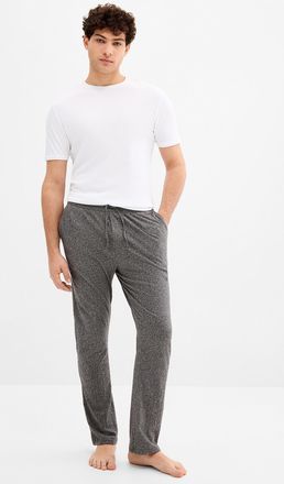 Le 31 Mens Solid brushed finish pyjama pant