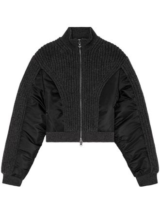 Diesel M-Odena bomber jacket - women - Wool - S - Black