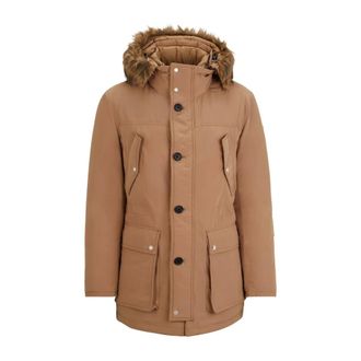 HUGO BOSS Hombre, Abrigos, Beige, Talla: M