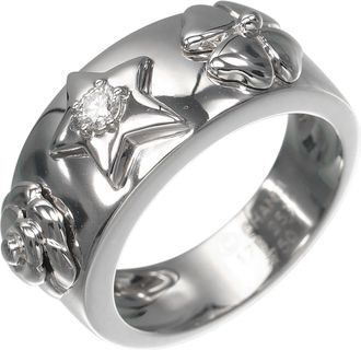 Chanel White Gold (18K) Band Ring (Pre-Owned)