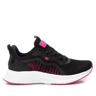 Xti Womens Lace-Up Sneakers In Black