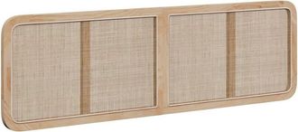 vidaXL Headboard with Headboard Natural 180 x 55x 3 cm Rattan vidaXL